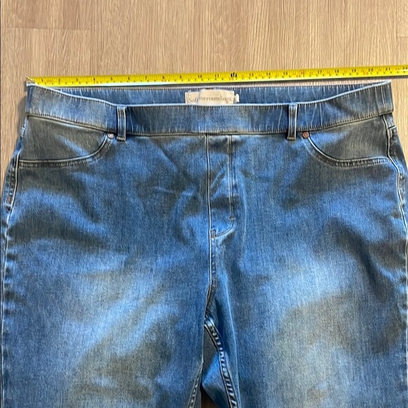 Soft Surroundings Women Relaxed Fit Pull On Blue Jeans 2X Stretch Contemporary - Picture 10 of 15